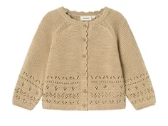 Lil Atelier irish cream strik cardigan